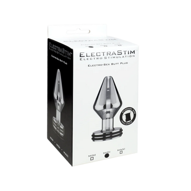 a box with a silver object inside of it